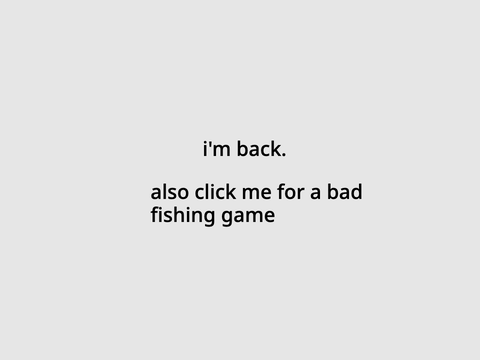 fishing (bad since i'm rusty)