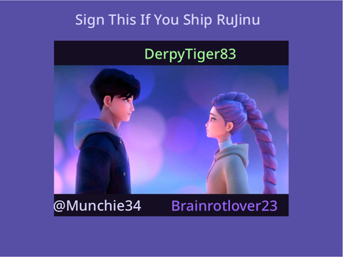 Sign If You Ship RuJinu (Rumi+Jinu KPDH) remix remix
