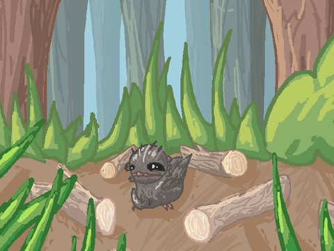 Tiny flytrap (parallax thing idk)