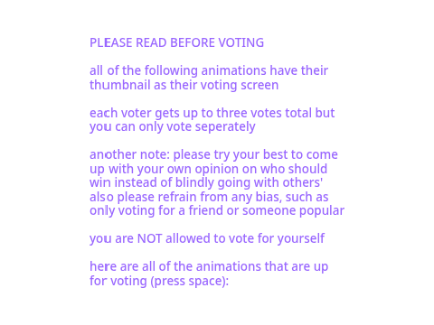 8.5k anim contest voting