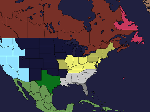 Areas of rebel influence