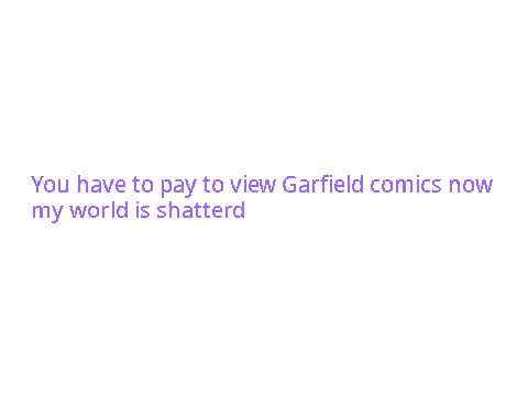 I'm sad now