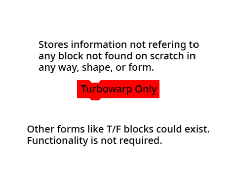 Turbowarp Only Block Idea