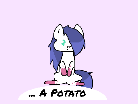 a kawaii potato meme