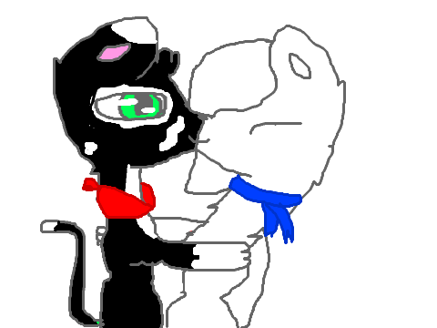 Darkpaw x Snow (When u have an old OC and don't know how to use it)