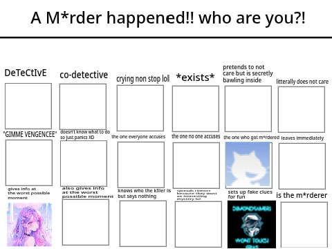 A M*rder happened!! who are you?! >:3 remix