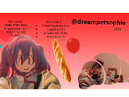 About me :3