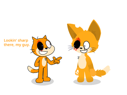 i really liked this guy so i drew him in my artstyle