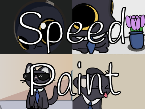  Black cat- Speed paint