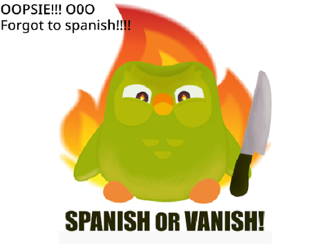 ERMMM forgot my Duolingo lessons