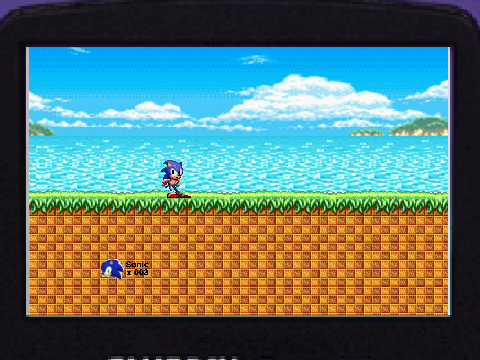 Sonic 4 in Game Boy Advance