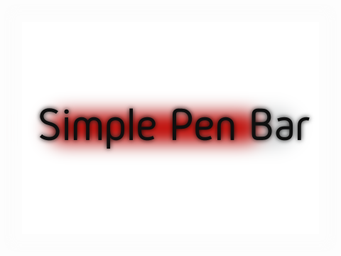 Simple Pen Bar