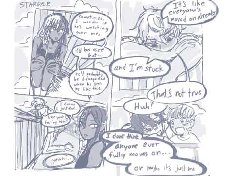 crude mini-comic about obscure oc lore