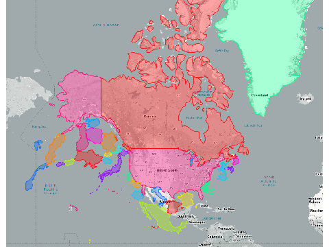 ideal map of north america