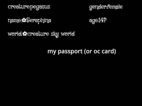 The Seven Spirit Horns [RP] my oc card 