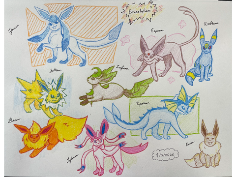 ◈ Eeveelution Drawing :] ◈