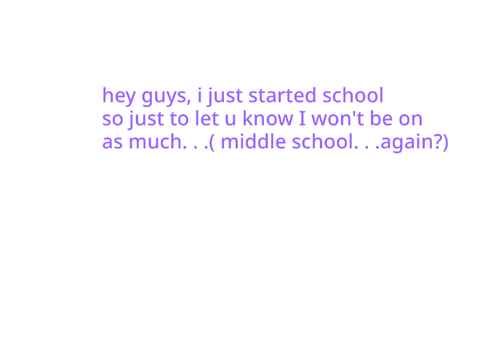 school . . . . . .