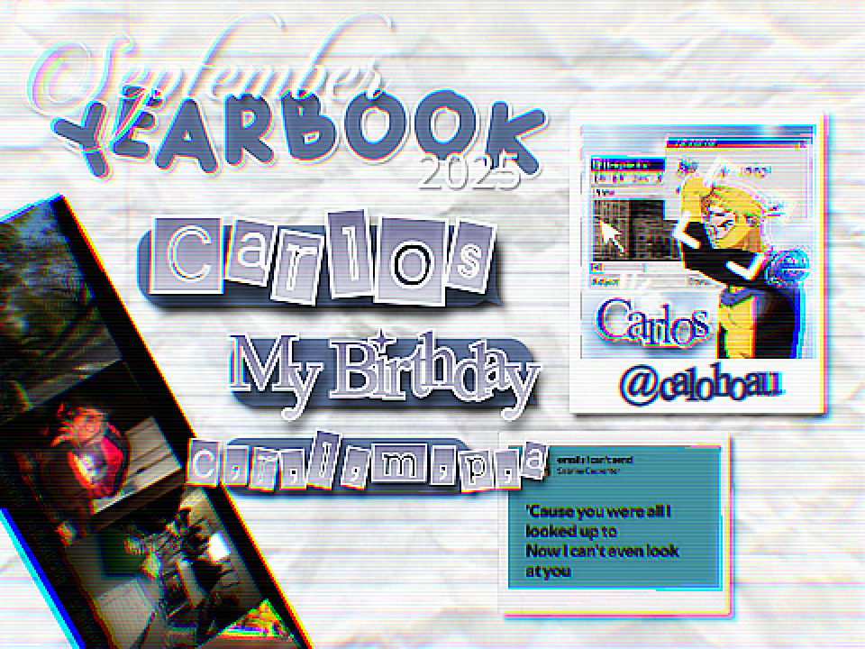 September Yearbook Page