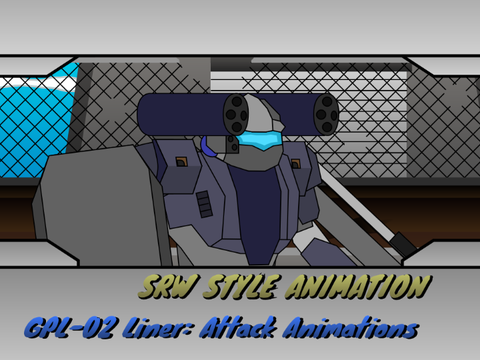 GPL-02 Liner Standard attack animation [SRW STYLE]