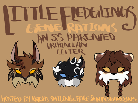 ( CLOSED ) LITTLE FLEDGLINGS | A SS Bio Urchinclan Litter