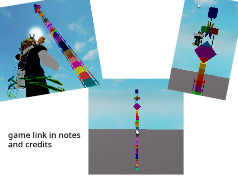 i made collab obelisk mini statue in roblox (jis xl)