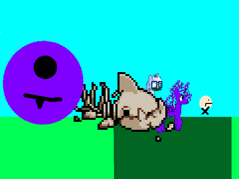ADD YOURSELF RUNNING FROM THE EVIL BLOB!