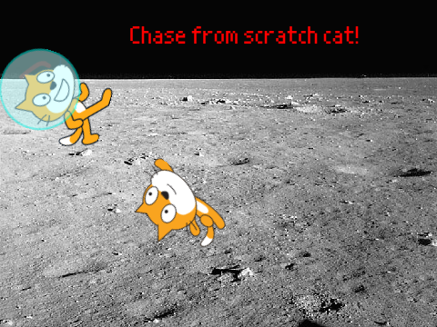 Scratch cat moon tag adapted