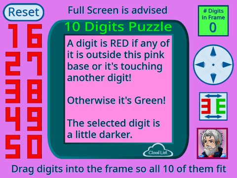 10 Digits Puzzle