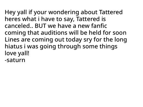 Tattered update