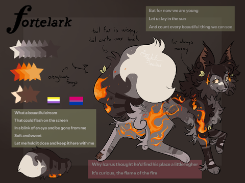 ↞♪ Little Forest Fire ♪↠ Fortelark's reference