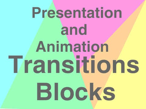 Transition Blocks for Presentations