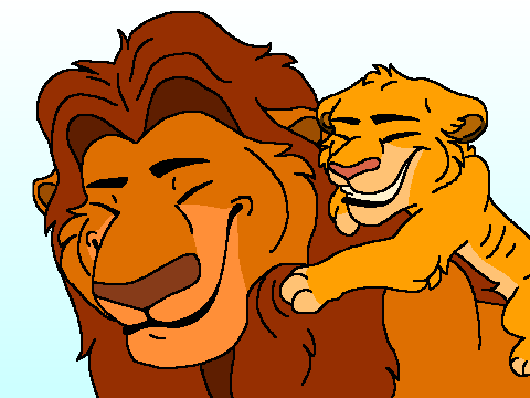 Mufasa with Simba