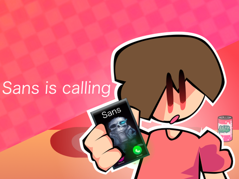 Incoming call from sans. (Animation) 