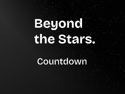 Beyond the Stars Countdown