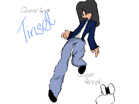 tinsel is so goofy doofy 