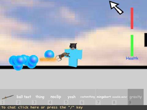 gravity gun test