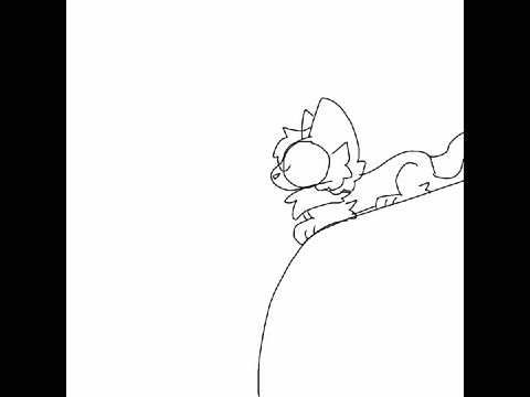 Animation practice~~Sorry its badly drawn!