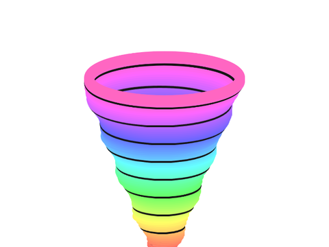 rainbow tornado animation
