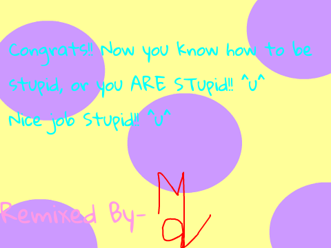 HOW TO BE/ ARE YOU?: Stupid  remix