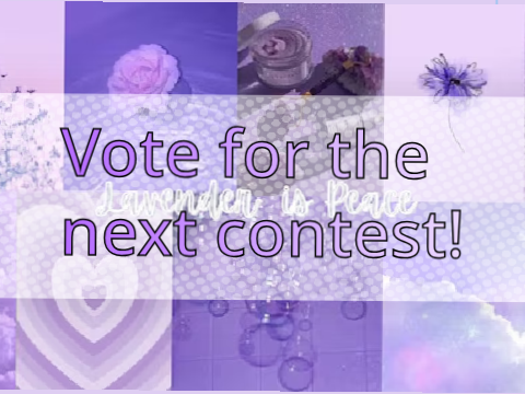 Vote for next contest! Closed!
