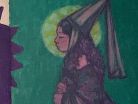Small traditional art dump