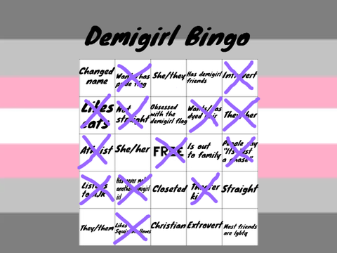 demigirl bingo 