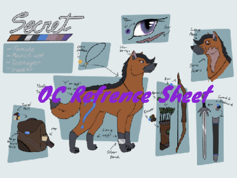 Secret - OC Reference Sheet   
