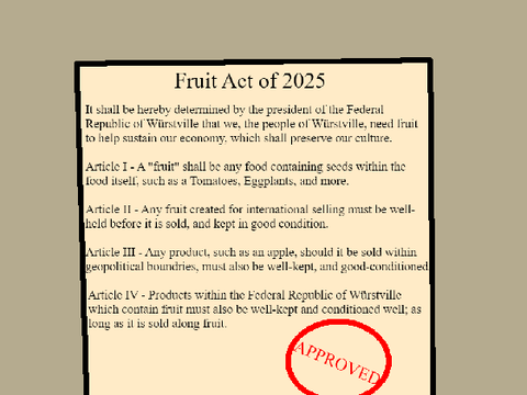 Fruit Protection Act of '25