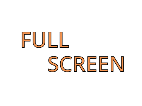 Fullscreen detector