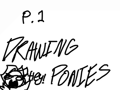 Drawing ponies || Alicorns