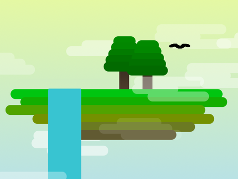 Island in The Sky - Art Loop