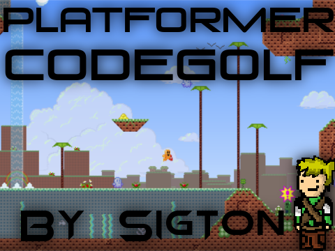 Platformer Codegolf - Challenge (17 Blocks)