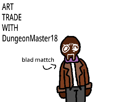 Mattch (art trade with @DungeonMaster18) 