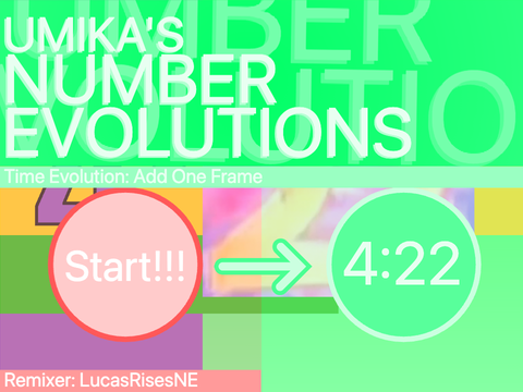 Time Evolution: Add 1 Frame | START! → 4:22